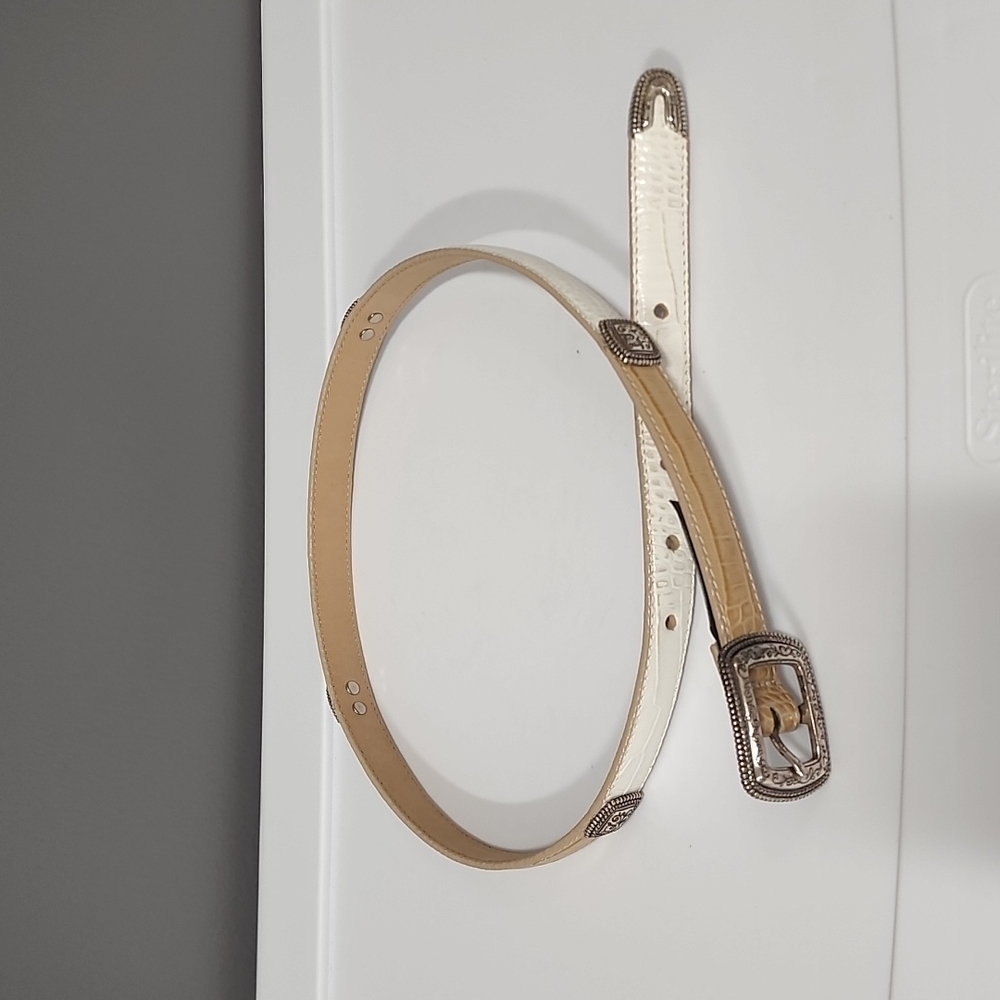 Brighton Tri-colored Belt with Cabochons